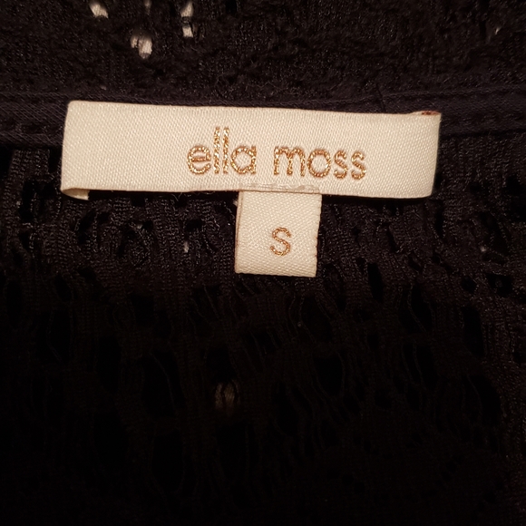ELLA MOSS black lace Blouse - Picture 3 of 3